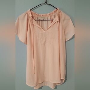 Loft pink blouse